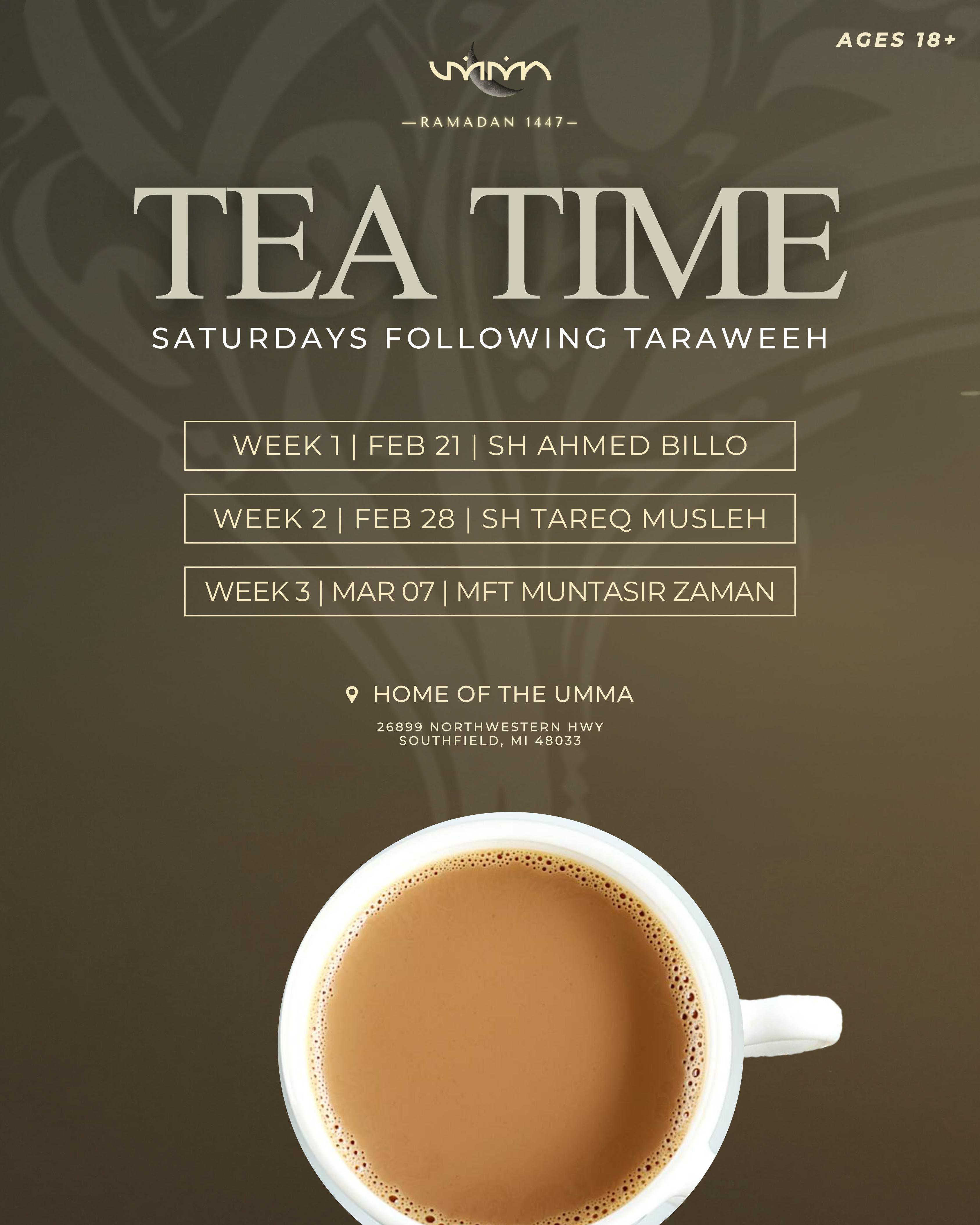 Tea Time flyer
